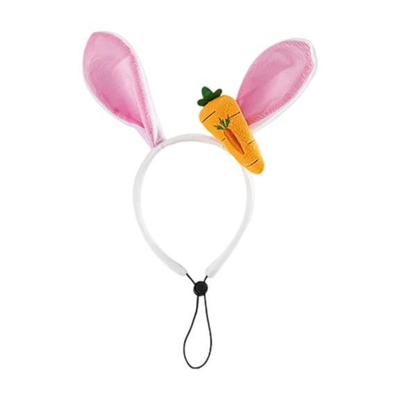 Easter Dog Bunny Ears Headband, Cute Pet Outfit Accessory Animal Headwear for Halloween Christmas Holiday Party (B)