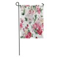 thumbnail image 1 of JSDART Colorful Flower Floral Pattern Roses Watercolor Green Peony Arrangement Abstract Garden Flag Decorative Flag House Banner 28x40 inch, 1 of 2