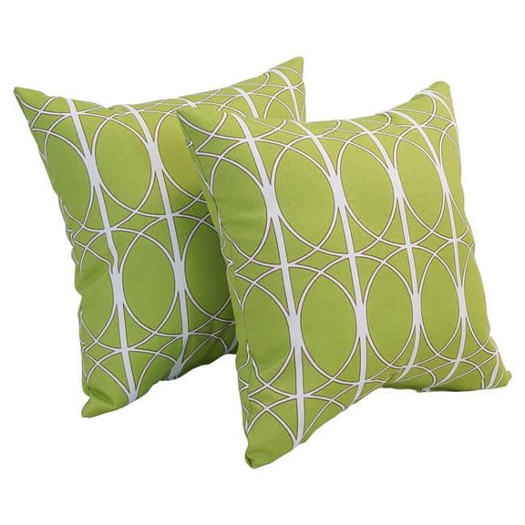 17-inch Square Polyester Outdoor Throw Pillows (Set of 2) 9910-S2-OD-169