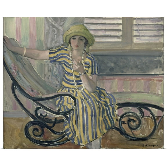 Great BIG Canvas | Rolled Poster Print entitled The Cigarette