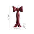 thumbnail image 2 of Burgundy Bow Shaped Scented Candle, Romantic Bowknot Decor Candle for Couple Anniversary Birthday Dinner Holiday Home Decor Gift, 2 of 6