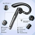 thumbnail image 2 of Bluetooth Headset - Wireless Headset - Bluetooth Earpiece for Cell Phone/PC Tablet/Laptop Computer, Headphones for Trucker/Driver/Business, 2 of 6