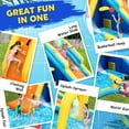 thumbnail image 4 of Adnoom Water Slide Bounce House for Kids 3~8, Inflatable Bounce House with Large Pool/Ball Pit and Climbing Wall, Water Slides for Kids Backyard, Party, Gift, Indoor & Outdoor, 4 of 8