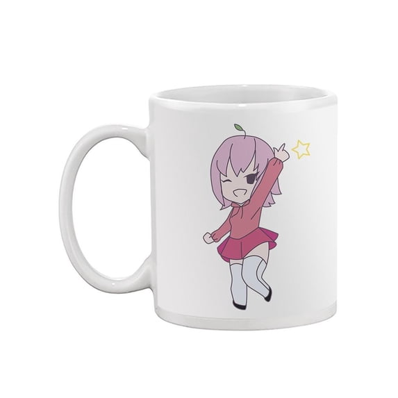 Cute Cheerful Girl Mug - Image by Shutterstock