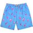 thumbnail image 4 of SURJDE Mens Swim Trunks Quick Dry Mens Board Shorts Bathing Suits Mens Swim Trunks with Compression Liner, 4 of 7