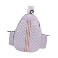 thumbnail image 4 of Mochila acolchada para raquetas de tenis y bádminton con dos bolsillos laterales. Violeta, 4 of 9