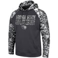 thumbnail image 2 of Men's Colosseum Charcoal Oregon State Beavers OHT Military Appreciation Digital Camo Pullover Hoodie, 2 of 4