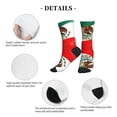 thumbnail image 5 of Unisex Mexican Flag Novelty Ankle Socks Colorful ComfortSoft Lightweight Sports Athletic Socks, 5 of 7