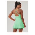 thumbnail image 3 of Women Sports Running Skirt Fitness Quick Dry Breathable One Piece Slip Dress, 3 of 3