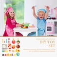 thumbnail image 5 of 49PCS / SET NIÑOS COCINA JUEGO JUEGO DE JUGUETE UBLEJO DE COCINA DE COCINA JUGAR COMIDAS DE SIMULACIÓN CUTÍCULOS JUGUETES, 5 of 5