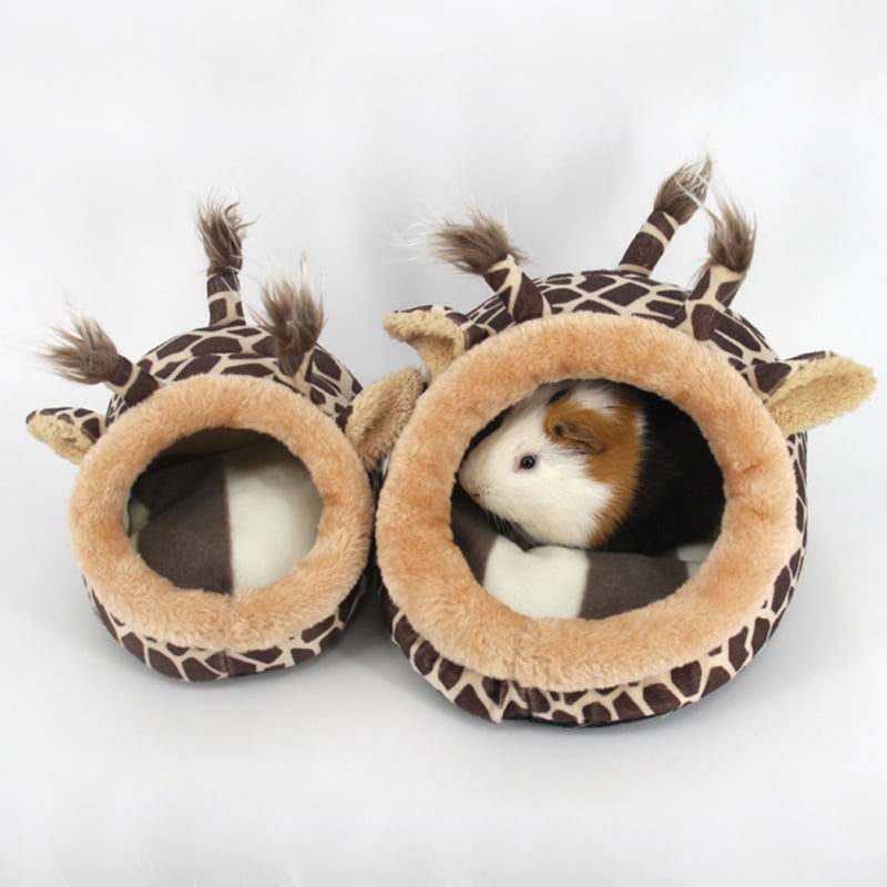 Mini Hamster Pad Bed Nest Plush Soft Guinea Pigs House Small Animals Cage 