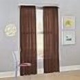 thumbnail image 3 of Decotex Ensemble de 2 Rideaux Transparents en Voile (54 Pouces L X 108 Pouces H, Chocolat), 3 of 3