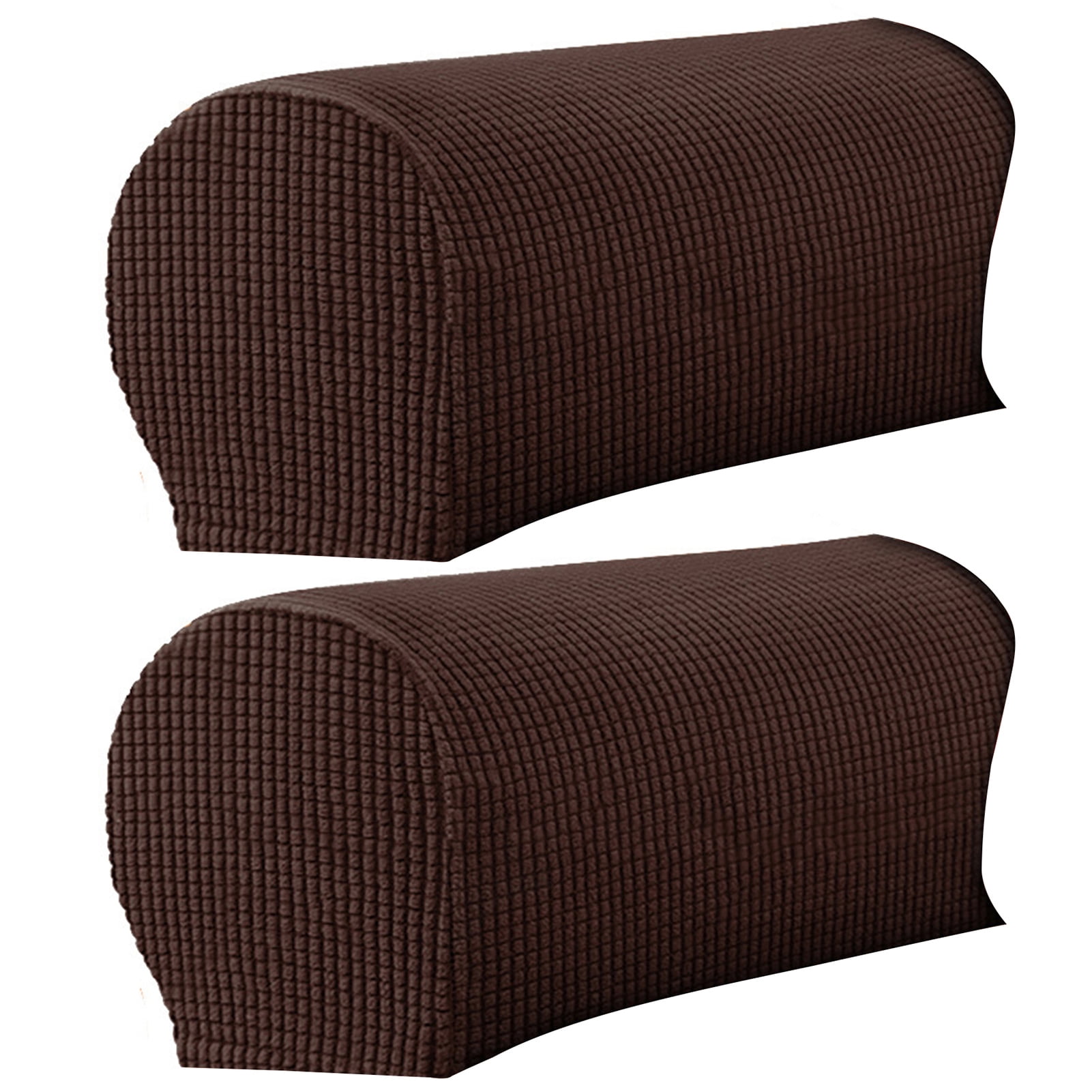 Visland 2PCS Stretch Sofa Armrest Covers Spandex Arm Covers AntiSlip