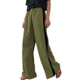 thumbnail image 6 of Enjoytime Wide Leg Pants Woman Solid Color Drawstring Waist Trousers Workout Loose Pants with Pockets, 6 of 8
