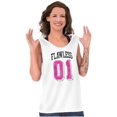 thumbnail image 5 of Flawless Cute Athletic Sporty Jersey Tank Top Tee Shirt Women Brisco Brands X, 5 of 5