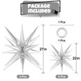thumbnail image 2 of Star Balloons TOTAFAM Explosion Starburst en forma de cono de aluminio, 10 unidades, 2 of 7