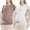 Khaki, variant on GigrtiJin Maternity Multipack Nursing Tops Solid Color Crew Neck Long Sleeve Pregnancy Shirt Basic Postpartum Blouse 2 Pack
