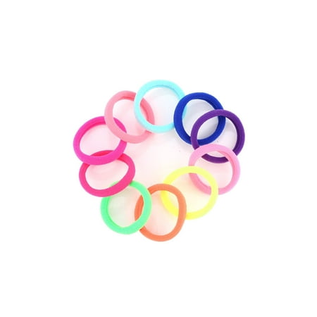 Women Fashion Black Mixcolor Elastic Ponytail Holder Hair