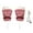 Watermelon Red, variant on Luxalzxs USB Heated Gloves for Women Men Winter Warm Heating Mittens Washable Knitting Gloves for Cold Hands Rechargeable Heated Fingerless Gloves Full and Half Hand Warmers