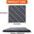 thumbnail image 3 of 44 Pack Plastic Interlocking Deck Tiles, 12"x12" Interlocking Patio Tiles, All-Weather Indoor Outdoor Use, Floor Decking Tiles for Garden Lawn Swimming Pools Porch Poolside Balcony Backyard, 3 of 9