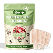 PAWUP Freeze-Dried Chicken and Beef Dog & Cat Treat, Cranberry Flavor Meal Topper & High Protein Treats for Small, Medium & Large Dogs and Cats, 1.5 oz 10 Count