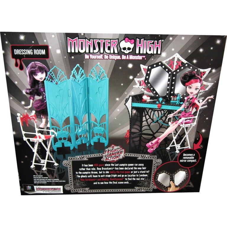Monster High Frights Camera Action Dressing Room Play Set, ages 3