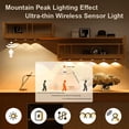 thumbnail image 3 of MINKUROW 3 Color Dimmable LED Motion Sensor Under Cabinet Light,Rechargeable Magnetic Wireless Under Counter Lighting for Kitchen Bedroom Closet Cupboard Wardrobe Stairs Corridor, 3 of 8