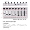thumbnail image 3 of YIWENG Controlador midi BT,Control MIDI Consola de mezcla MIDI con 43 botones 8 perillas 8 pulsadore, 3 of 9