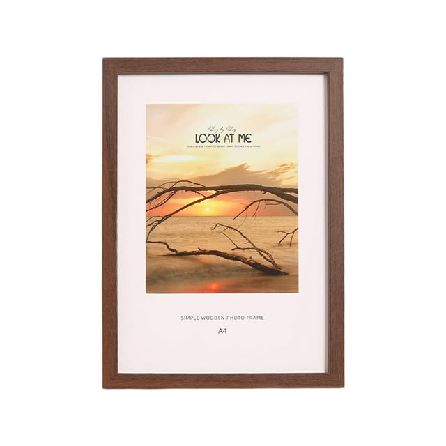 Wooden Photo Frame Wall Hanging And Desktop Photo Frame Suitable For Office And Home Decoration