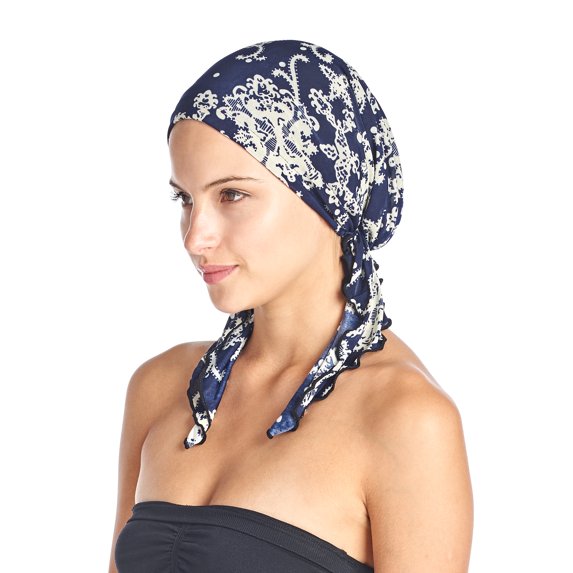 Ashford & Brooks Women's Pretied Printed Fitted Headscarf Chemo Bandana