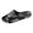 Black, variant on Plus Size Men's Slide Sandals Slippers, Fashion Bathroom Sandals Shower Shoes Pool Beach Slides Sandals