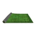 thumbnail image 2 of Ahgly Company Indoor Square Abstract Green Modern Area Rugs, 6' Square, 2 of 4