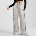 thumbnail image 5 of CAIXIA Women's Leopard Wide Leg Pants Casual High Waisted Palazzo Trousers with Pockets Spring 2026, 5 of 6