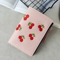 thumbnail image 4 of Lady Wallet Creative Embroidery Cherry Card Pouch Clutch Wallet Card Wallet, 4 of 10