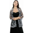 thumbnail image 5 of Women's Sparkling Sequin Deco Wedding Scarf for Bride 1920s Shawls and Wraps for Evening Party Dress, 5 of 6