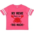 thumbnail image 3 of Inktastic Meme Loves Me Grandson Boys or Girls Toddler T-Shirt, 3 of 5