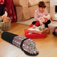 thumbnail image 3 of LPSSTORE Christmas Wrapping Paper Storage Bag Container Fits 24 Roll Wallpaper Gift Wrap Roll, 3 of 7