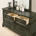 thumbnail image 5 of Furniture of America Reala Adult Traditional 7-Drawer Dresser, Gray, 5 of 5