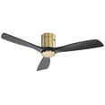 thumbnail image 2 of Sofucor 52" Low Profile Ceiling Fan with Remote, 3 Blades and Reverse Airflow,6 Wind Speed, 2 of 9