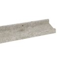 thumbnail image 5 of vidaXL Wall Shelves 2 pcs Concrete Grey 80x9x3 cm, 5 of 5