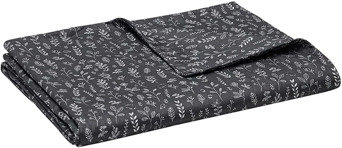 YnM Cotton Duvet Cover for Weighted Blankets (60''x80'') Purple