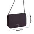 thumbnail image 3 of Women Crossbody Bag, Fashion Mini Shoulder Purse With Turn Lock Closure And Chain Strap, Compact Everyday Handbag For Shopping Dating Travel Work Casual Daily Carry, 3 of 8