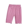 thumbnail image 3 of Girls Fashion Cute Personality Pants Elastic Waist Wide Leg Jeans Casual Pants with Pockets Boy Toddler Pants 4-5 Years, 3 of 4