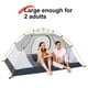 thumbnail image 5 of Carpa de Camping BISINNA Ligera, Impermeable para 2 Personas, Verde, 5 of 7