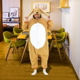 thumbnail image 2 of Unisex Adult Dog Onesie Pajamas Animal Christmas Costume Homewear Sleepwear for Women men, 2 of 5