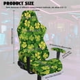thumbnail image 4 of TSOVTHRID Green Shamrock Print 4 PCS Gaming Chair Covers Slipcovers Non-Slip Game Chair Cover with Armrest Covers Universal Rotating Gaming Armchair Protector for St. Patrick's Day Decor, 4 of 7