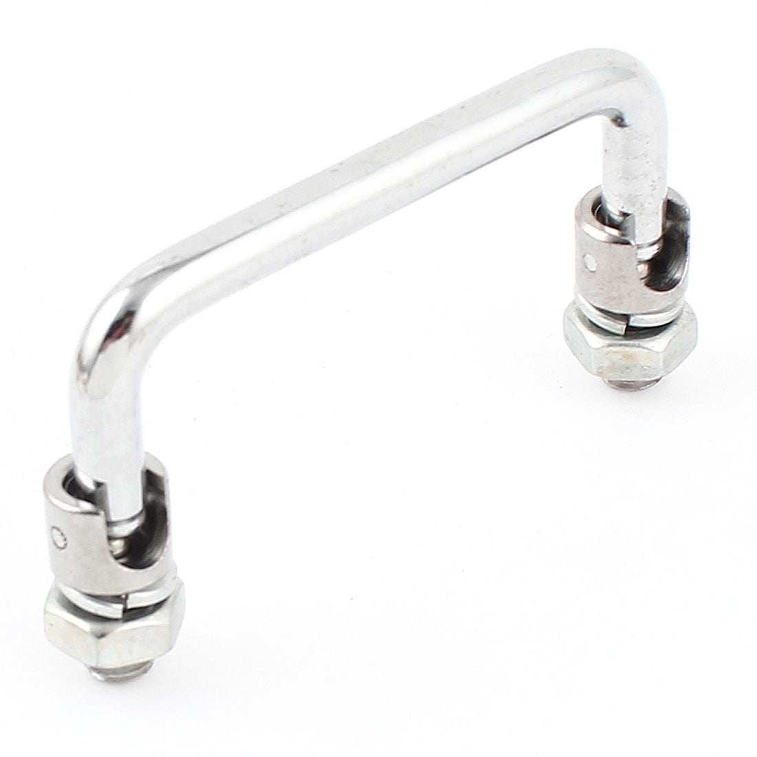 Unique Bargains 93mm Length Toolbox Cabinet Stainless Steel Foldable Handle
