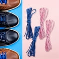 thumbnail image 1 of VERDANVERSE 2 Pairs Of Cute Shoe Laces Polyester Assorted Color Easy Lacing And Adjustment For Skaters, 1 of 6