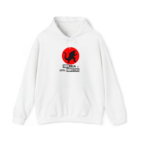 Momzilla vs Little Monsters Unisex Heavy Blend™ Hooded Sweatshirt Hoodie