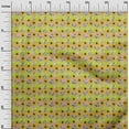thumbnail image 2 of oneOone Georgette Viscose Pink Fabric Fruits Craft Projects Decor Fabric Printed By The Yard 42 Inch Wide, 2 of 3